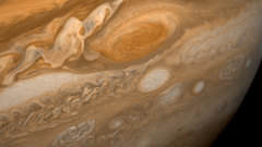 Outer space planets storm