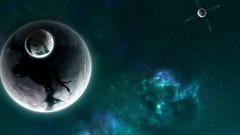 Outer space planets the