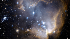 Outer space Pleiades