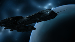 Outer space science fiction