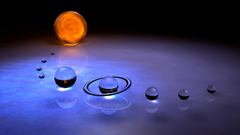 Outer space solar system