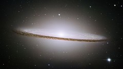 Outer space Sombrero Galaxy