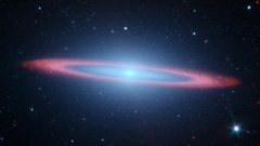 Outer space Sombrero Galaxy