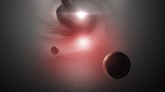 Outer space space scenes