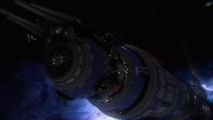 Outer space spaceships Babylon