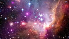 Outer space star cluster ngc602