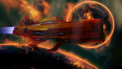 Outer space Stars futuristic