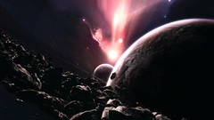 Outer space Stars galaxies