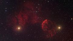 Outer space Stars gas