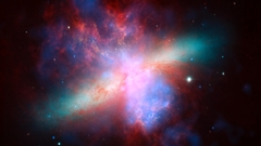 Outer space Stars M82