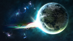 Outer space Stars planets