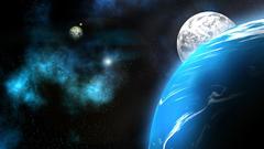 Outer space Stars planets