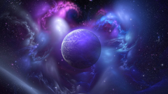 Outer space Stars planets