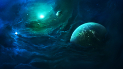 Outer space Stars planets