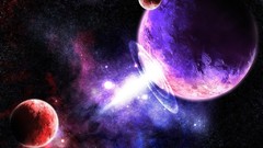 Outer space Stars planets