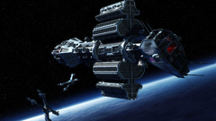 Outer space Stars planets