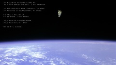 Outer space Stars text