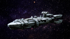 Outer space Starship Troopers