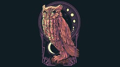 Owls Art Nouveau