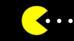 Pac-man Minimalism wide widescreen