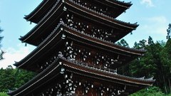 Pagoda wooden and five ) With level found aomori