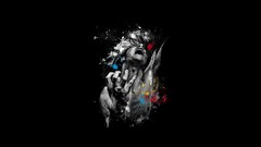 Pain black background pain killer