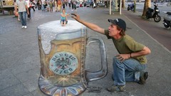 Paint artwork urban art