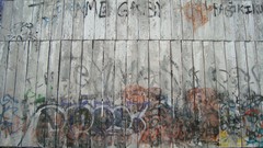 Paint graffiti advertisement Symbols Tables Wood street art 