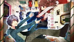 Paint roses paintings red eyes brunettes purple hair video 