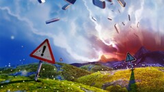 painting digital art landscape sign SIG artwork fantasy art sky