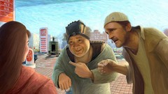 Paintings 3d gas station fantasy art Russians