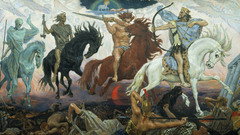 Paintings Apocalypse Horses Viktor