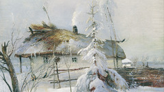 Paintings artwork huts