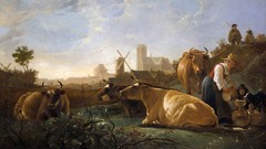 Paintings artwork scenic Eglon van der Neer