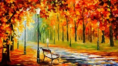 Paintings autumn Leonid Afremov