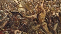 Paintings battles historic German