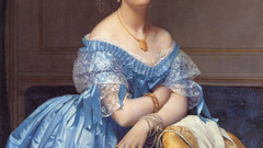 Paintings blue dress Jean