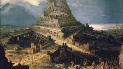 Paintings buildings cityscapes Tower of Babel