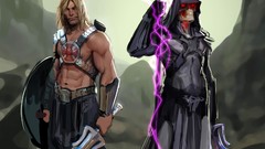 Paintings Characters concept art artwork fantasy art Skeletor 