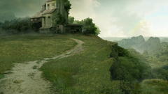 Paintings cliffs mill realistic