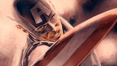 Paintings comics captain america