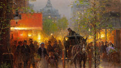 Paintings Edouard Leon Cortes