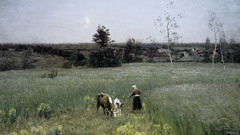 Paintings fields artwork DUBOVSKOIY