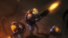 Paintings funny artwork digital art video games starcraft ii 