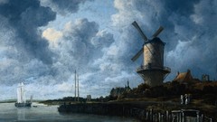 Paintings holland windmills Jacob