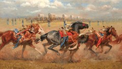 Paintings Horses Indians