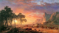 Paintings hudson river artwork Albert Bierstadt Luminism Oregon 