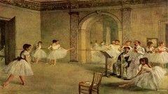 Paintings impressionism dancing artwork Edgar Degas 
