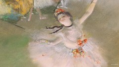 Paintings impressionism dancing artwork Edgar Degas 
