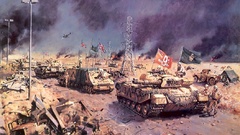 Paintings military artistic warfare